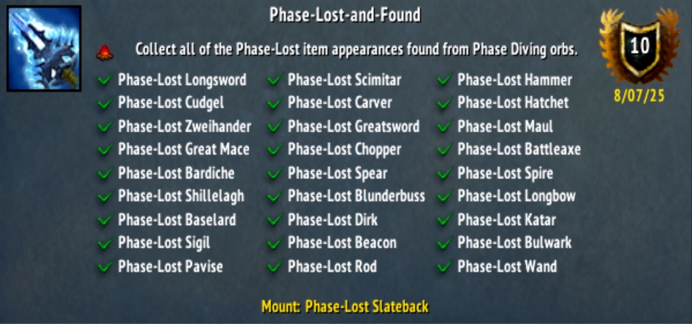 img of Phase-Lost-And-Found Achievement Guide
